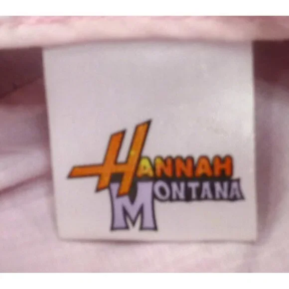 VTG Hannah Montana "Secret Star" Pink Baseball Cap W/ Elastic Back - Picture 6 of 7